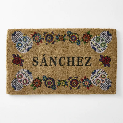 Day of the Dead Border Doormat