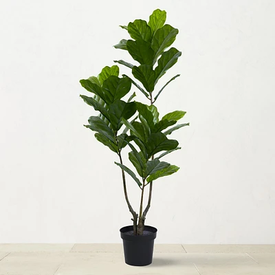 UV Resistant Faux Fiddle Leaf Tree, 65"