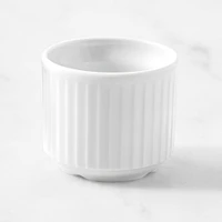 Pillivuyt Plisse Porcelain Egg Cups