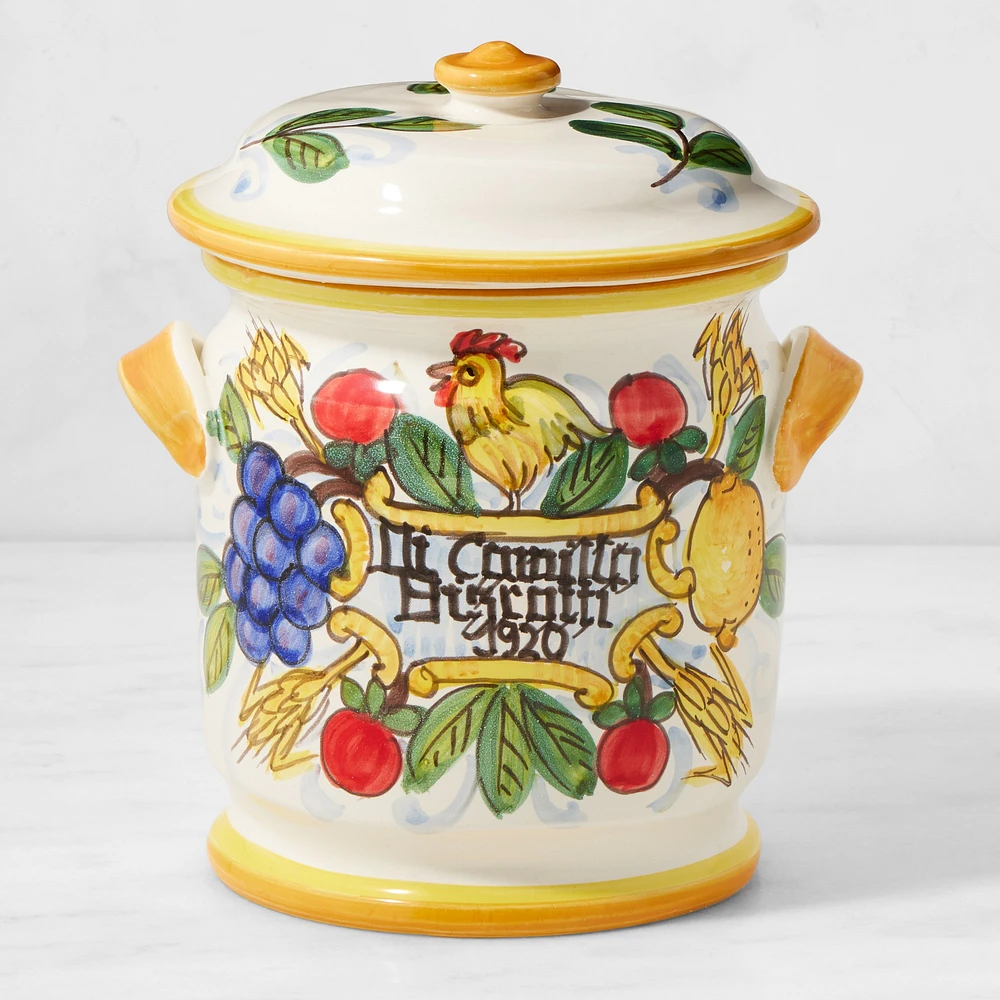 Florentine Rooster Biscotti Jar