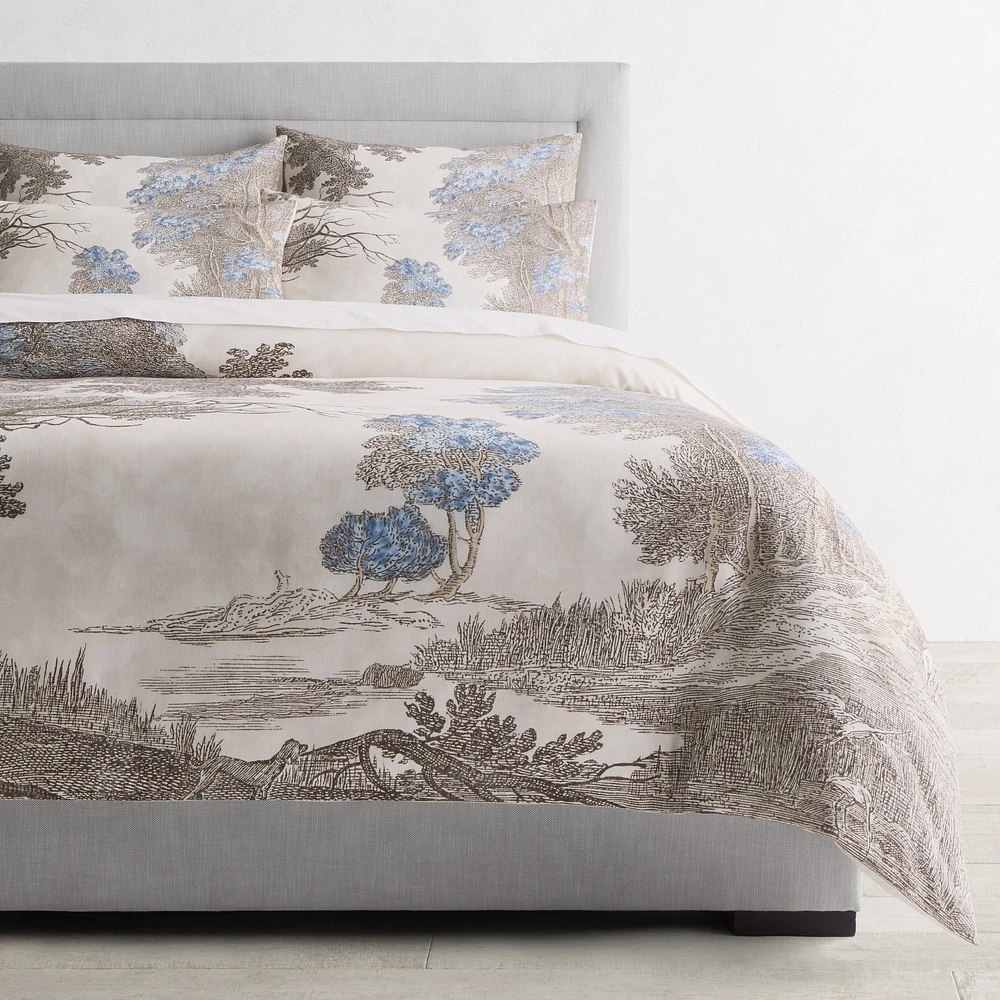 Grisaille Landscape Duvet & Shams