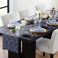 Marlo Thomas x Williams Sonoma Blue Table Runner