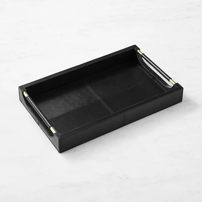 Black Leather Tray