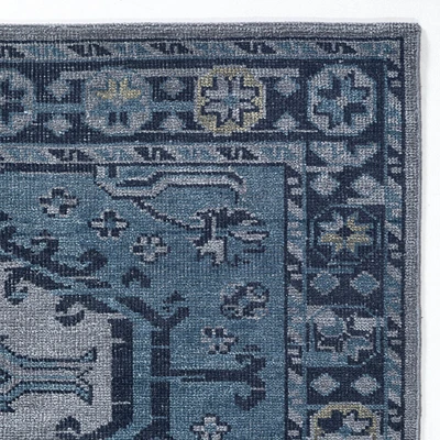 Hand Knotted Anatolia Overdyed Rug Swatch - Free Returns Within 30 Days