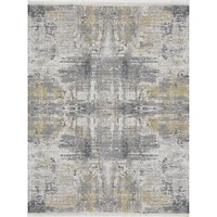 Abstract Hues Hand Knotted Rug