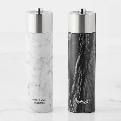 Williams Sonoma Signature Marble Salt & Pepper Mills