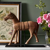 Wooden Horse On Stand