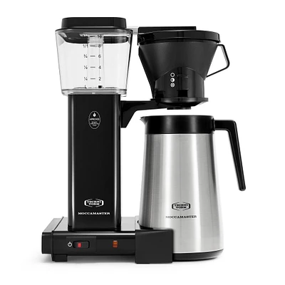 Moccamaster by Technivorm KBT Manual Drip Stop Coffee Maker with Thermal Carafe