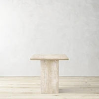 Ortega Travertine Side Table (20")