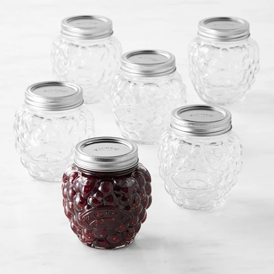 Kilner Berry Jar, 13.5 oz, Set of 6