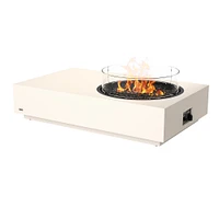 Larnaca Rectangular Fire Table (50")