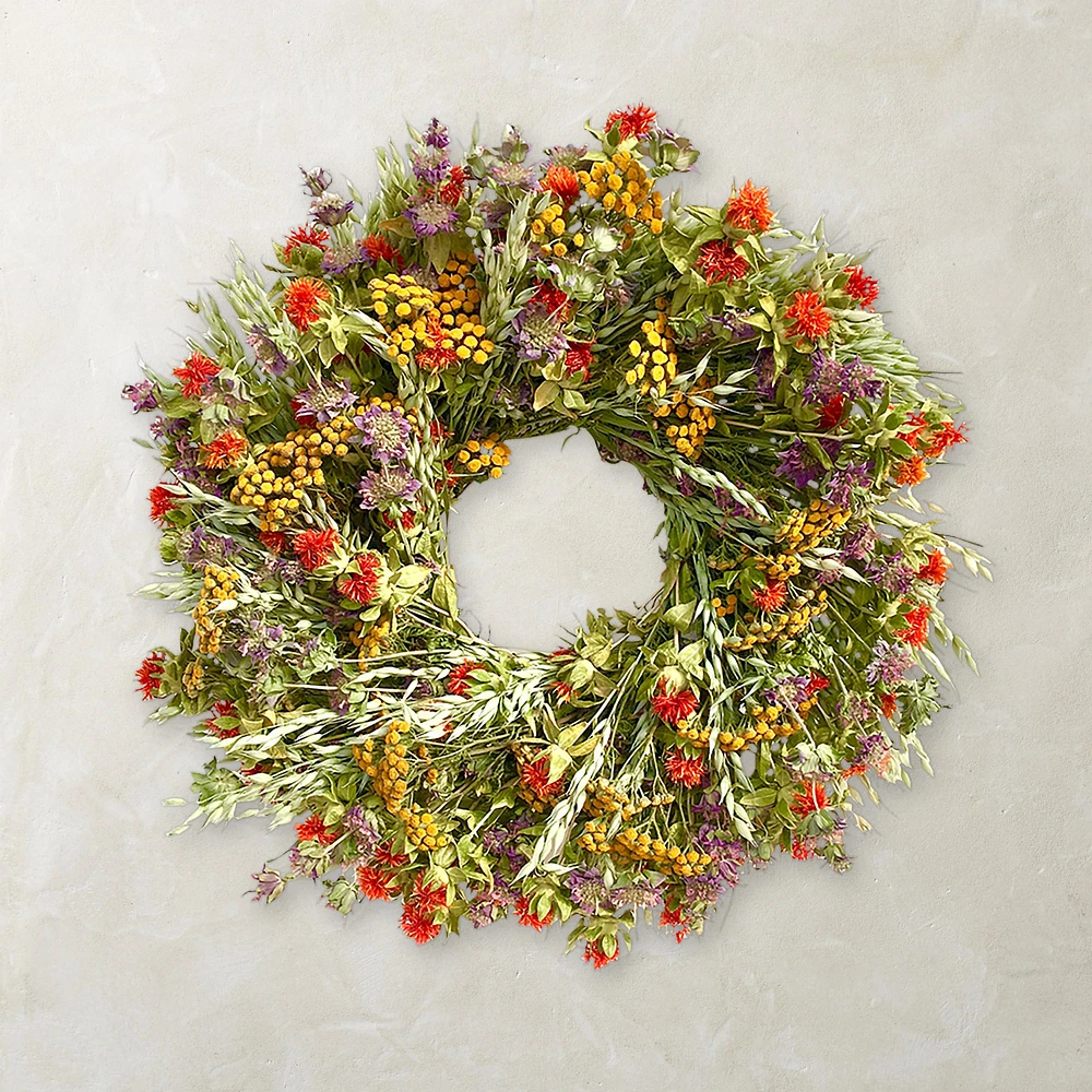 Canyon Sunset Live Wreath, 20"