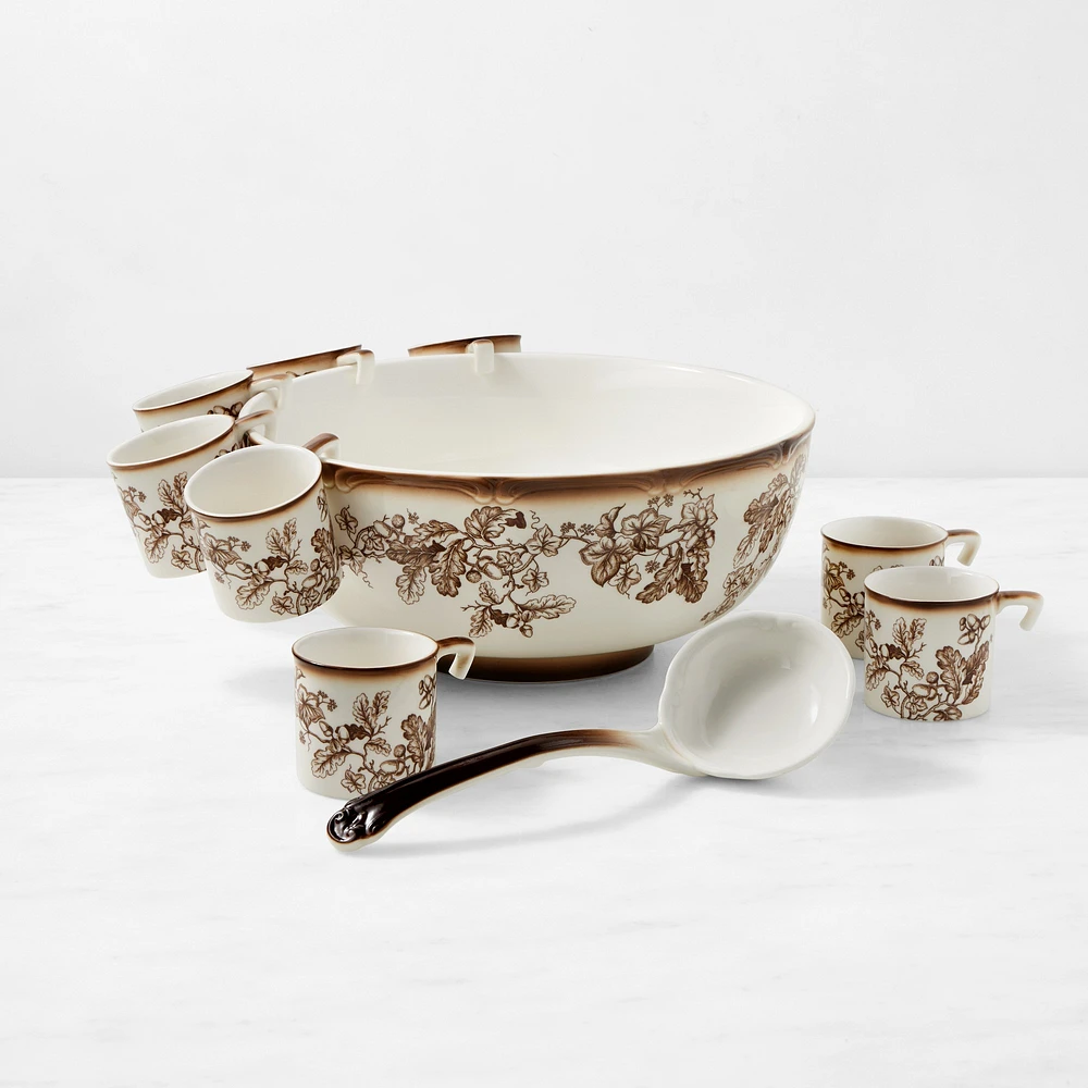 Plymouth Punch Bowl with Cups