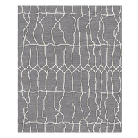 Moroccan Wave Hand Knotted Rug