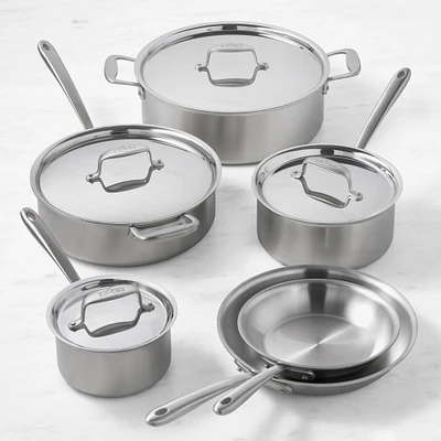 All-Clad Collective Stainless-Steel 10-Piece Cookware Set