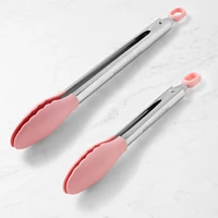 Williams Sonoma Stainless-Steel Silicone Locking Tongs