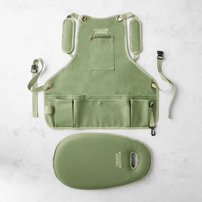 Williams Sonoma Gardening Apron & Kneeler