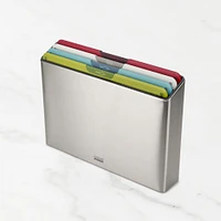 Joseph Joseph Folio Icon Steel Chopping Board with Stainless-Steel Storage Case, Set of 4