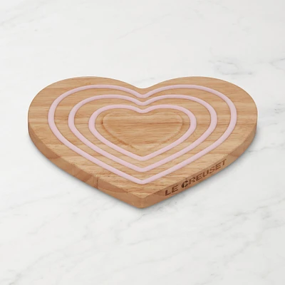 Le Creuset Heart Shaped Magnetic Wooden Trivet