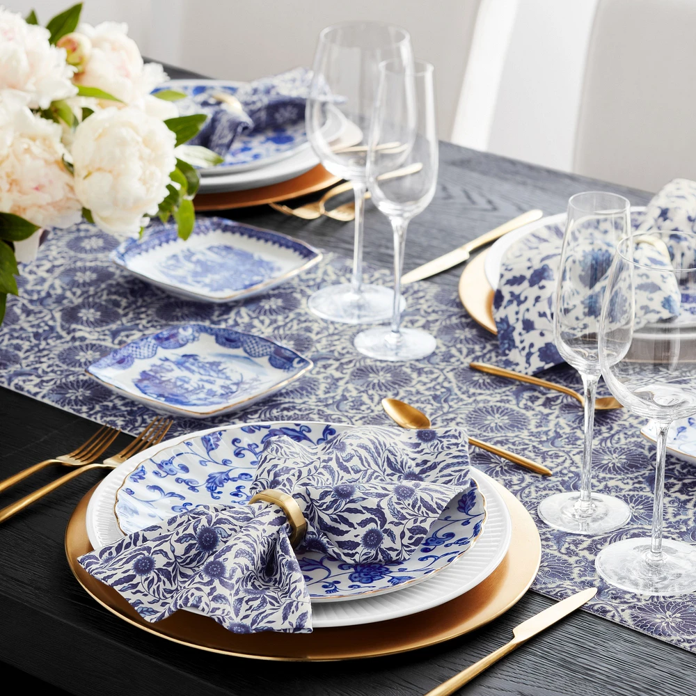 Marlo Thomas x Williams Sonoma Blue Dinnerware Collection