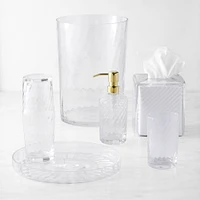 AERIN Spiral Glass Bath Collection