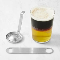 Williams Sonoma Beer Layering and Bottler Opener Set