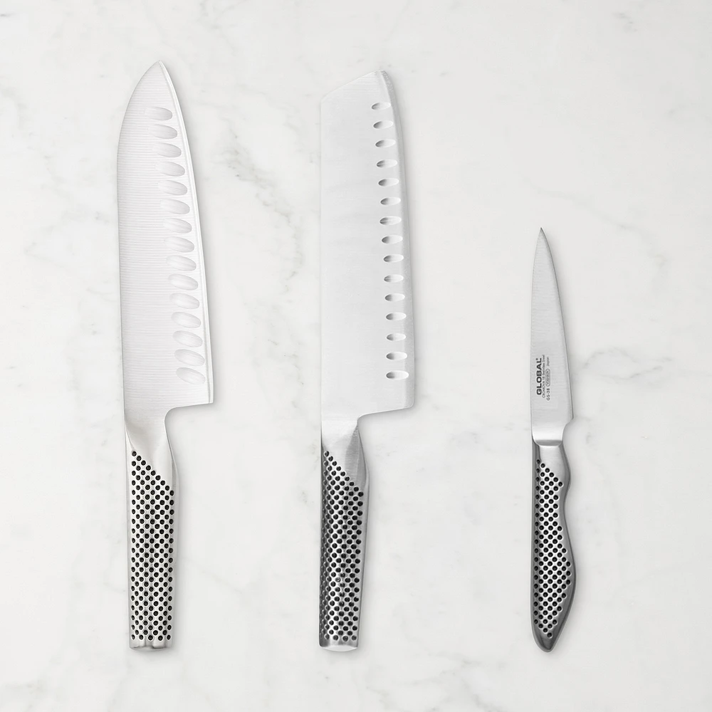 Global Classic Vegetable Ultimate Knives, Set of 3