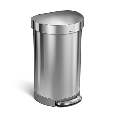 simplehuman™ 45 Liter Semi-Round Kitchen Step Trash Can