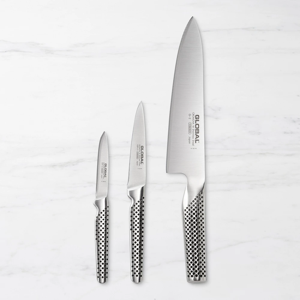 Global Classic Prep Knives, Set of 3