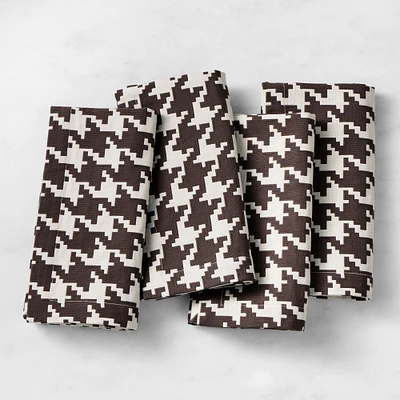 Houndstooth Napkins, Set of 4