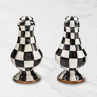 Mackenzie-Childs Courtly Check Large Salt & Pepper Shakers