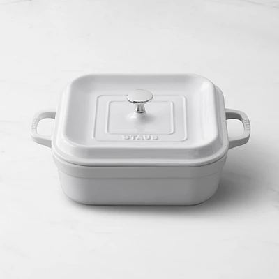 Staub Stoneware Square Covered Baker, 3.2-Qt.