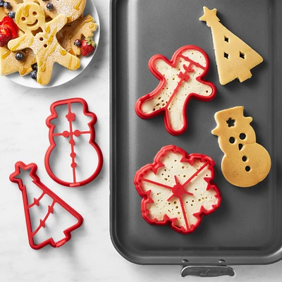 Williams Sonoma Holiday Pancake Molds, Set of 4