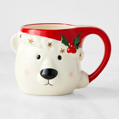 Polar Bear Figural Mug