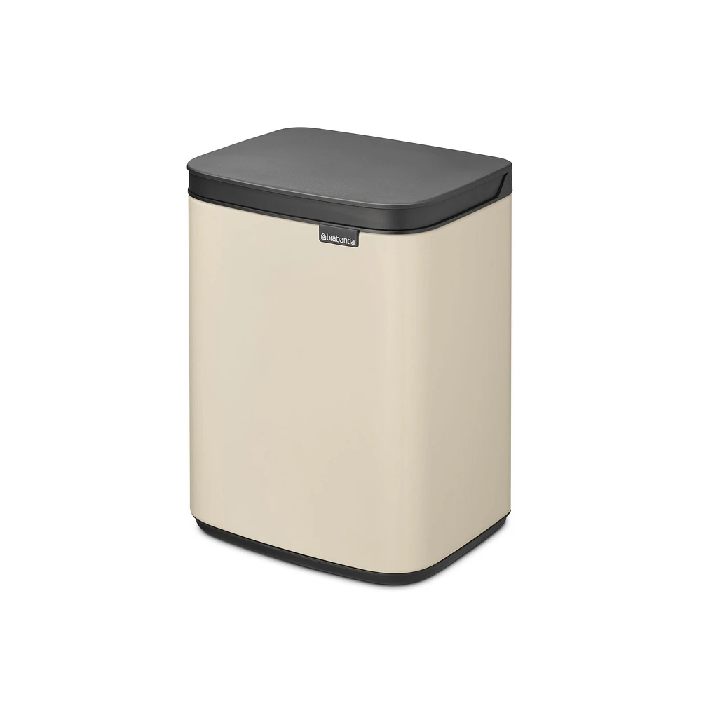 OPEN BOX: Brabantia Bo Trash Can, 4 Liter Soft Beige