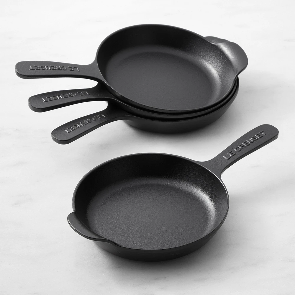 Le Creuset Gourmand Enameled Cast Iron 4-Piece Skillet Set