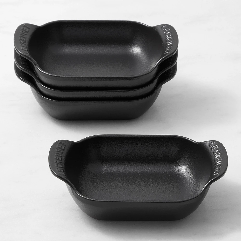 Le Creuset Gourmand Enameled Cast Iron 4-Piece Rectangular Baker Set