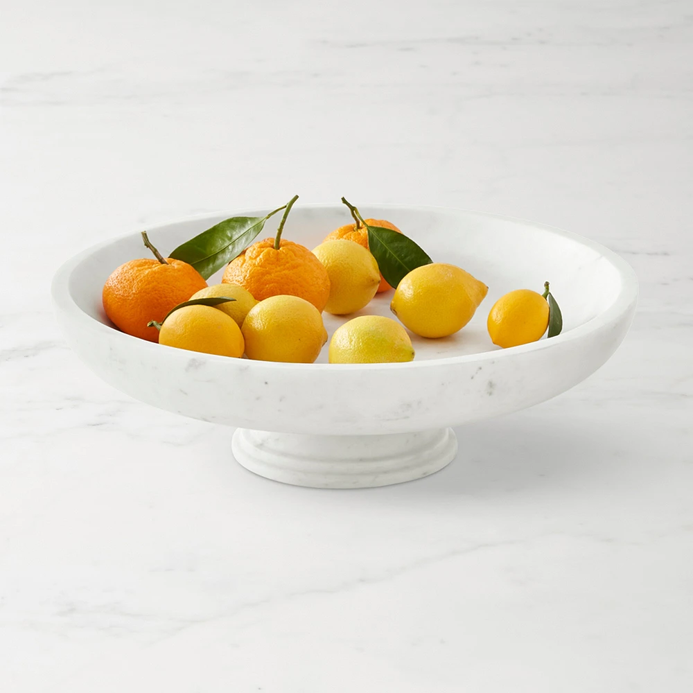 OPEN BOX: Marble Fruit Bowl, Large