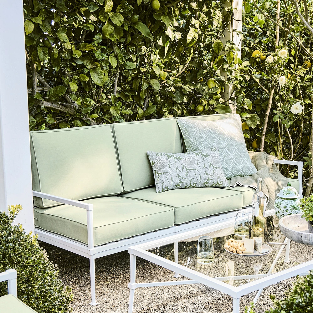 Bridgehampton Outdoor Sofa, White (74")