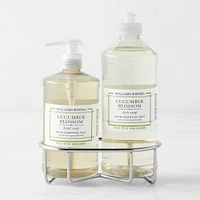 Williams Sonoma Cucumber Blossom Hand Soap & Dish 3-Piece Kitchen Set