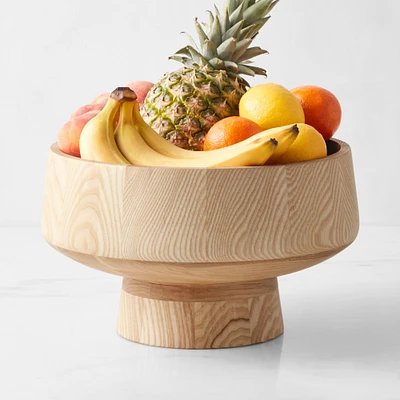 Hold Everything Ashwood Pedestal Fruit Bowl