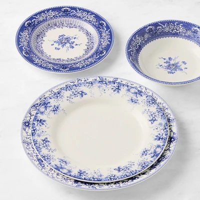 English Floral 16-Piece Dinnerware Set