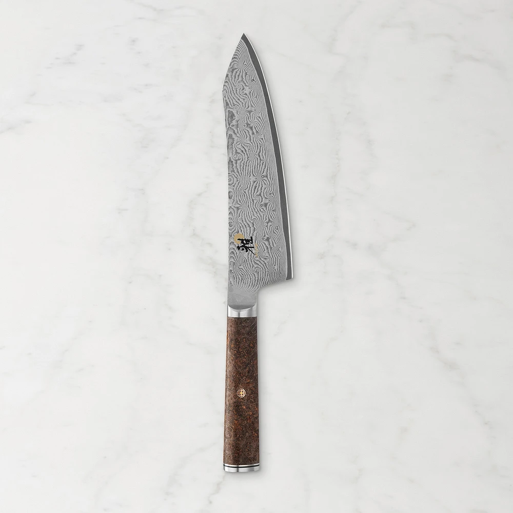 Miyabi Black Rocking Santoku Knife, 7"