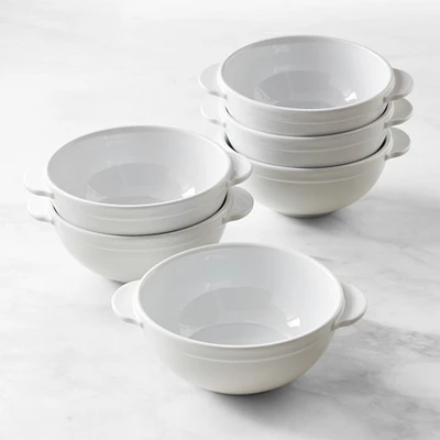 Williams Sonoma Pantry Soup Bowls with Handles, Set of 6