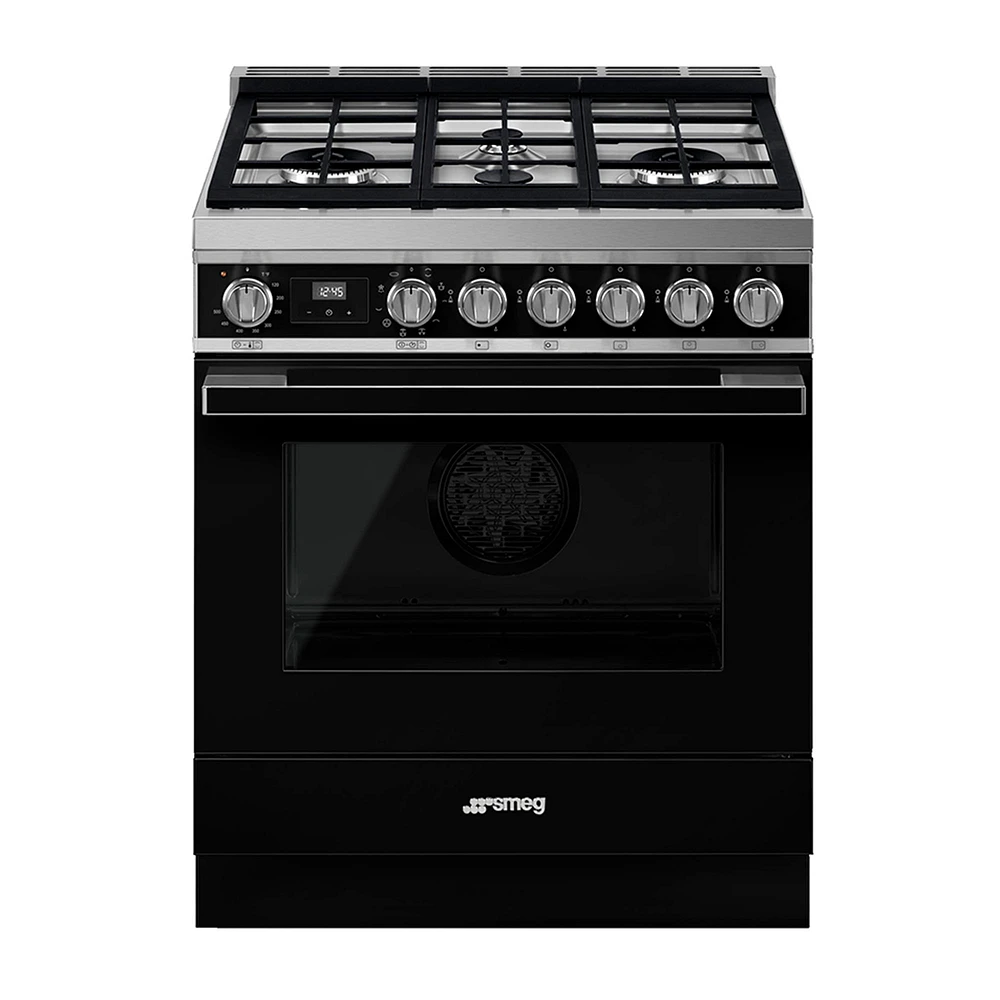 SMEG Portofino Dual-Fuel Range, 30"