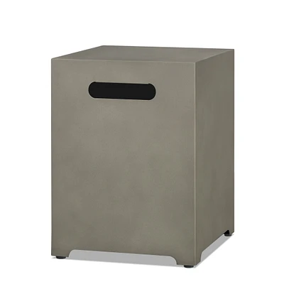 Cardona Tank Cover, Mist Grey (19.5")