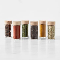 Hold Everything Slim Spice Jars, Set of 6