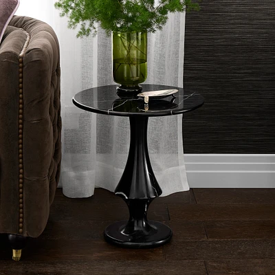 Queen's Gambit Accent Table (18")