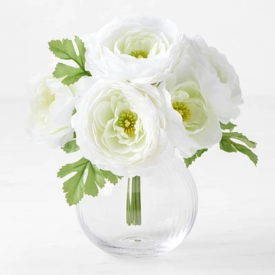 Faux Ranunculus Floral Bundle