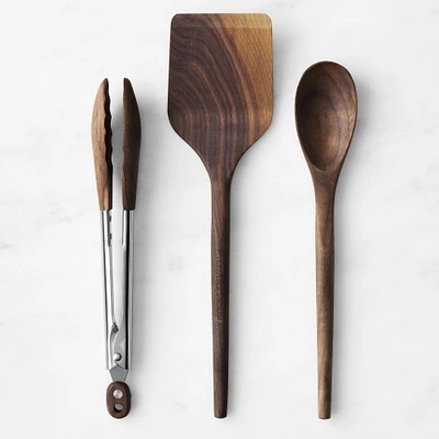 Williams Sonoma Walnut Utensils, Set of 3